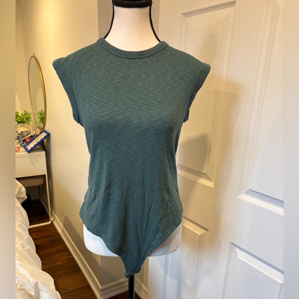 🌷Universal Thread Teal Soft Knit Bodysuit XL Stretchy Sleeveless 3/$30